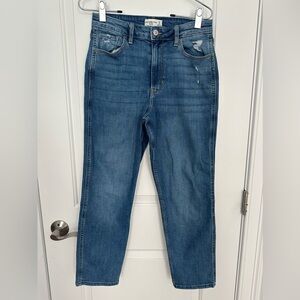 Abercrombie & Fitch Blue Denim Mom Jeans